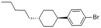 Structure of 1-Bromo-4-(trans-4-pentylcyclohexyl)benzene