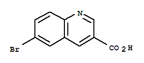 Structure of 6-BROMOQUINOLINE-3-CARBOXYLIC ACID