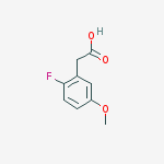 Structure of 2-Fluoro-5-Methoxyphenylacetic Acid