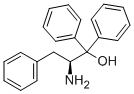Structure of (S)-(-)-2-AMINO-1,1,3-TRIPHENYL-1-PROPANOL