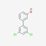 3-(3,5-dichlorophenyl)phenol结构式