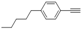 Structure of 1-Ethynyl-4-pentylbenzene