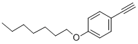 4-N-HEPTYLOXYPHENYLACETYLENE结构式