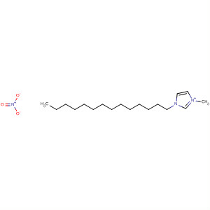 Structure of 1H-Imidazolium, 1-methyl-3-tetradecyl-, nitrate