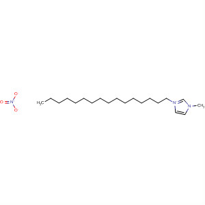 Structure of 1H-Imidazolium, 1-hexadecyl-3-methyl-, nitrate