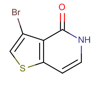 3-溴-4-羟基噻吩并吡啶结构式