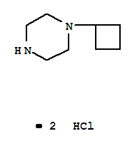 1-环丁基哌嗪双盐酸盐结构式