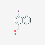 Structure of (4-Fluoro-1-naphthyl)methanol