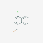 Structure of 1-(bromomethyl)-4-chloronaphthalene