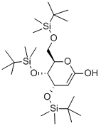 Structure of TRI-O-(TERT-BUTYLDIMETHYLSILYL)-D-GLUCAL