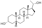 Chemical structure of 5BETA-PREGNANE-3ALPHA,20ALPHA-DIOL
