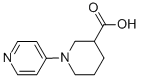 1-(PYRIDIN-4-YL)-PIPERIDINE-3-CARBOXYLIC ACID结构式