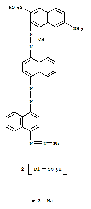 Structure of Direct Black  56