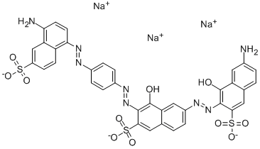 Structure of Direct Black  80