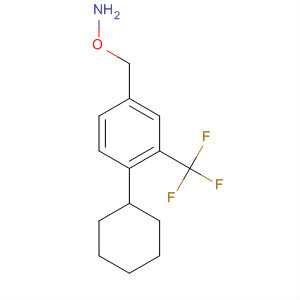 Structure of Hydroxylamine, O-[[4-cyclohexyl-3-(trifluoromethyl)phenyl]methyl]-
