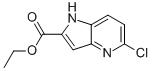 5-氯--1H-吡咯并[3,2-B]吡啶-2-甲酸乙酯结构式