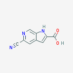 Structure of 5-Cyano-6-azaindole-2-carboxylic acid