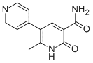 Structure of MILRINONE RELATED COMPOUND A (50 MG) (1,6-DIHYDRO-2-METHYL-6-OXO(3,4-BIPYRIDINE)-5-CAR-BOXAMIDE)