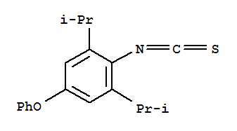 Structure of 4-phenoxy-2，6-diisopropyl phenyl isothiocyanate