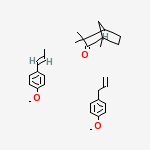 Chemical structure of GALANGAL ROOT OIL