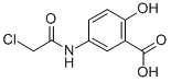 Structure of 5-[(Chloroacetyl)amino]-2-hydroxybenzoic acid