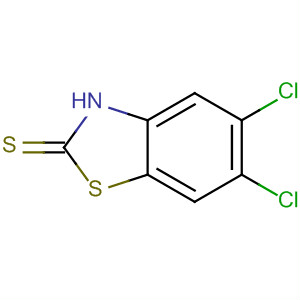 2(3H)-Benzothiazolethione, 5,6-dichloro-结构式