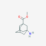 Structure of methyl 3-aminoadamantane-1-carboxylate