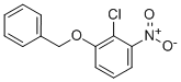 Structure of Benzene, 2-chloro-1-nitro-3-(phenylmethoxy)-