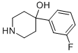 Structure of 4-(3-FLUORO-PHENYL)-PIPERIDIN-4-OL