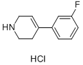 Structure of 4-(3-FLUORO-PHENYL)-1,2,3,6-TETRAHYDRO-PYRIDINE HYDROCHLORIDE SALT