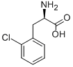 Structure of 2-Chloro-D-phenylalanine