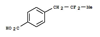 Structure of Benzoic acid,4-(2,2-difluoropropyl)-