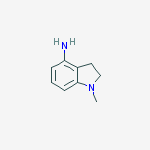 Structure of 1-methyl-2,3-dihydro-1H-indol-4-amine