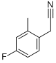 Structure of (4-fluoro-2-methylphenyl)acetonitrile