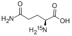 Structure of L-GLUTAMINE (ALPHA-15N)