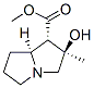 Structure of 1H-Pyrrolizine-1-carboxylic acid, hexahydro-2-hydroxy-2-methyl-, methy l ester, (1S-(1alpha,2alpha,7aalpha))-