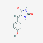 Structure of (5Z)-5-(4-HYDROXYBENZYLIDENE)-2,4-IMIDAZOLIDINEDIONE