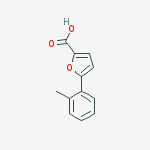 Structure of 5-(2-methylphenyl)furan-2-carboxylic acid