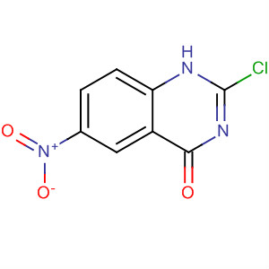Structure of 4(1H)-Quinazolinone, 2-chloro-6-nitro-