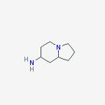 Structure of 7-Indolizinamine, octahydro-