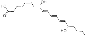 8(S),15(S)-DIHETE结构式