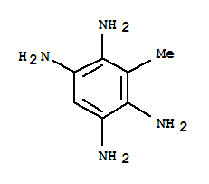 1,2,4,5-Benzenetetramine,3-methyl-结构式