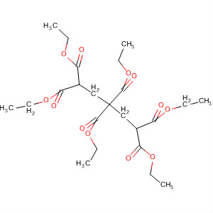 Structure of 1,1,3,3,5,5-Pentanehexacarboxylic acid, hexaethyl ester
