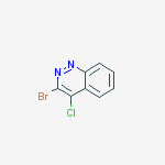 Structure of Cinnoline, 3-bromo-4-chloro-