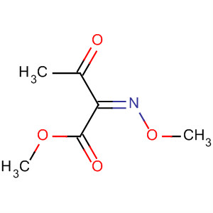Structure of Butanoic acid, 2-(methoxyimino)-3-oxo-, methyl ester, (Z)-