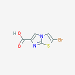 2-Bromoimidazo[2,1-b]thiazole-6-carboxylic acid结构式