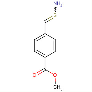 Structure of Benzoic acid, 4-(aminothioxomethyl)-, methyl ester