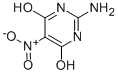 2-氨基-4,6-二羟基-5-硝基嘧啶结构式
