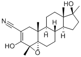 Chemical structure of EPOSTANE
