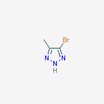 5-Bromo-4-methyl-1H-1,2,3-triazole结构式
